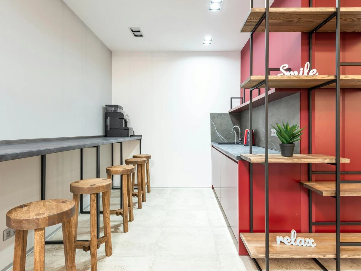 commercial-painting-office-breakout-area-bath-decorators Office breakout area painted by Bath Decorators commercial painting service