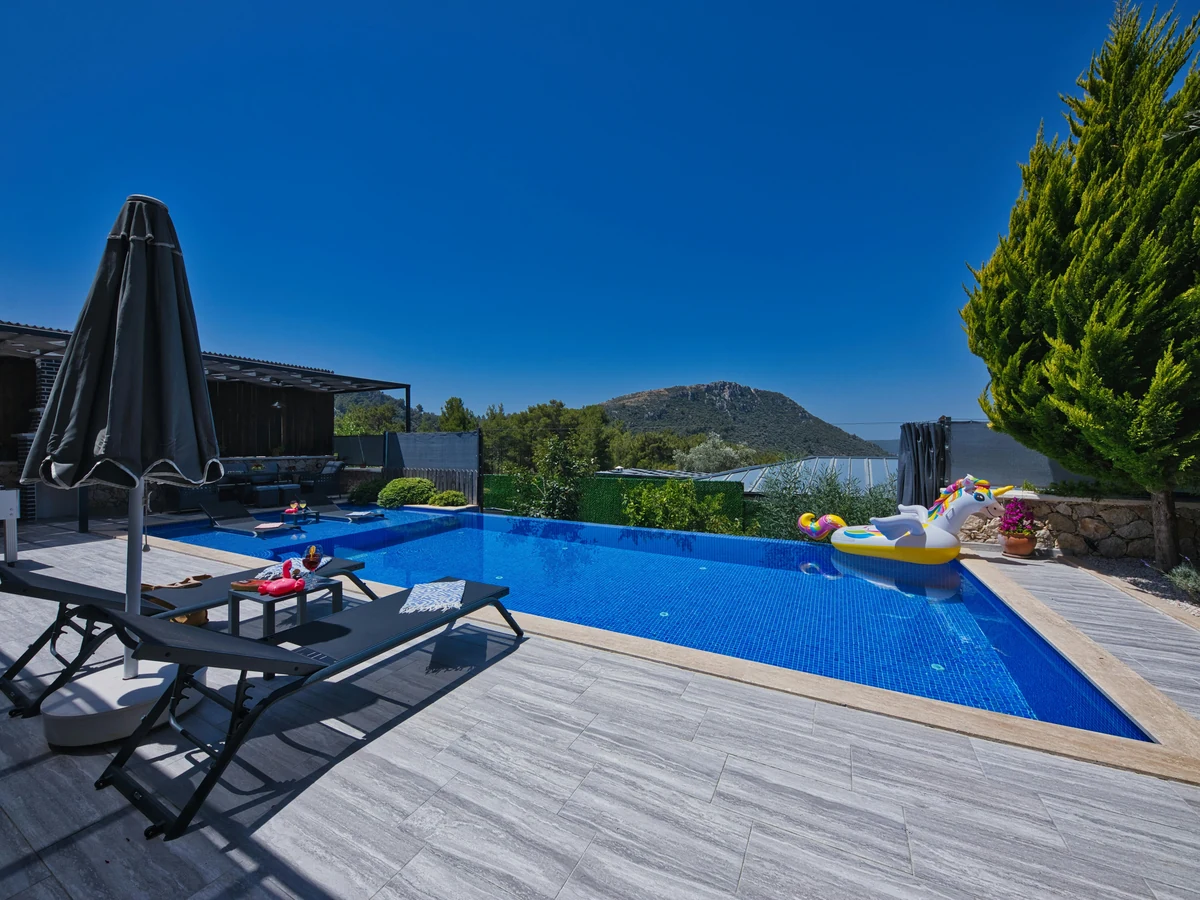 Luxury villa deck painting in Bath — freshly stained timber decking by Bath Decorators